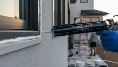 Professional caulking and sealing on Fort Lauderdale FL home exterior for weather protection