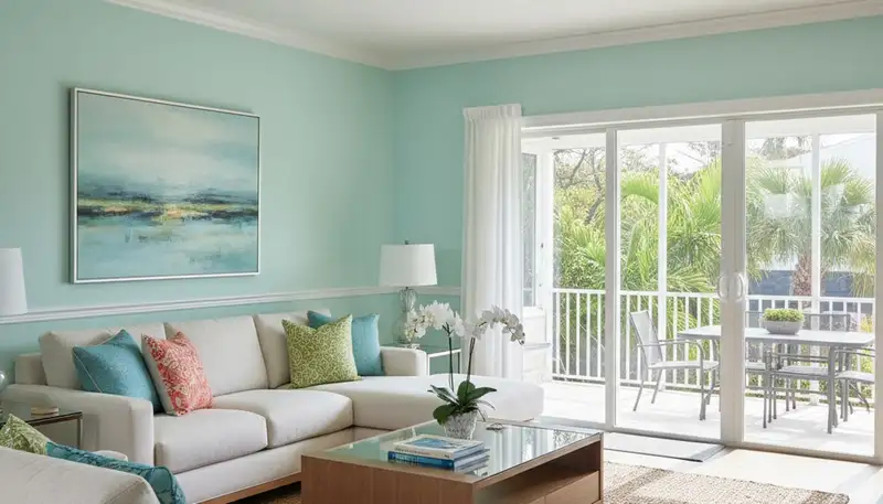 Professional interior painting in Fort Lauderdale FL showcasing smooth walls and fresh modern colors