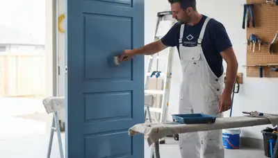 Professional door painting and refinishing in Fort Lauderdale FL by expert house painters