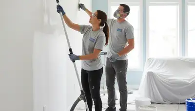 Professional drywall repair and wall painting in Fort Lauderdale FL home interior restoration