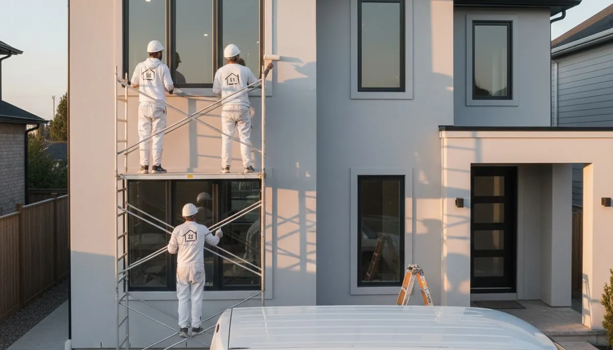 Professional exterior house painting in Fort Lauderdale FL with durable coastal paint finish