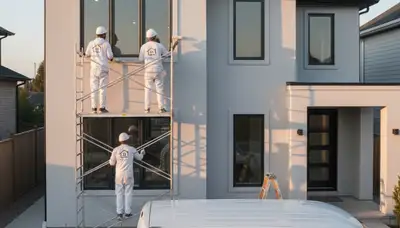 Professional exterior house painting in Fort Lauderdale FL with durable coastal paint finish