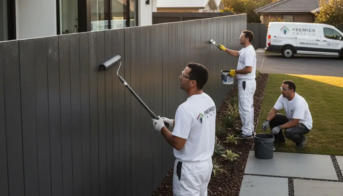Professional fence painting in Fort Lauderdale FL with weather-resistant finishes for lasting curb appeal