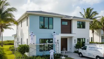 Professional house painters providing exterior painting services in Fort Lauderdale, FL
