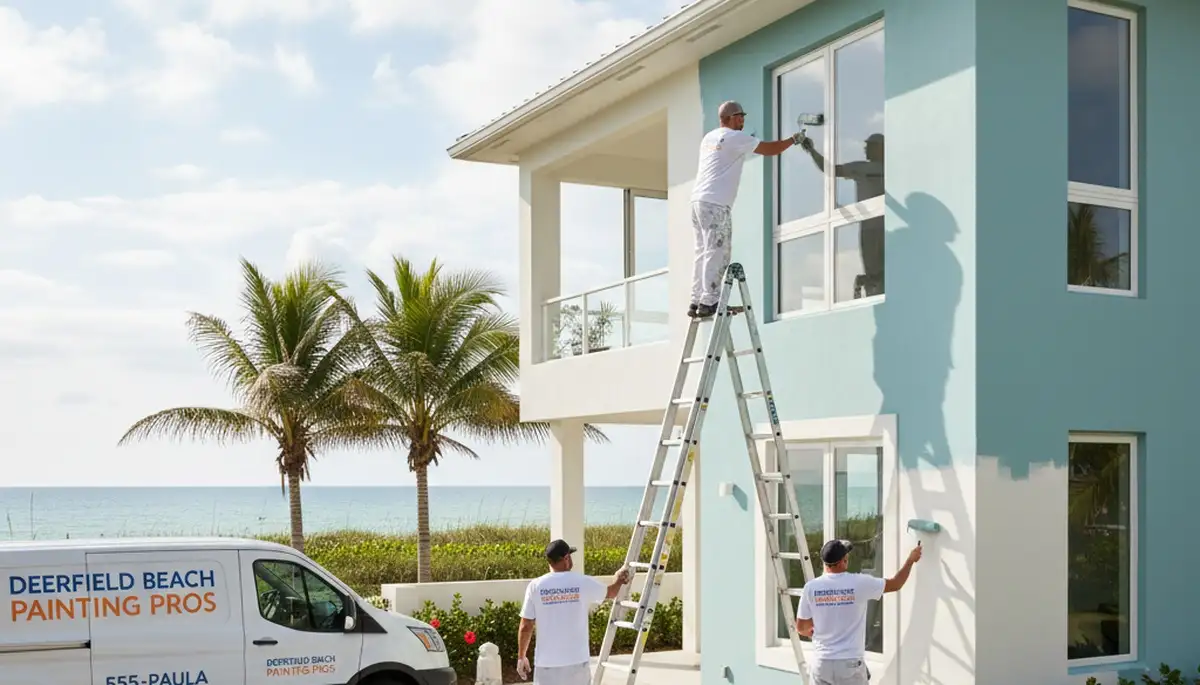 Fort Lauderdale, FL house painters providing professional residential painting services