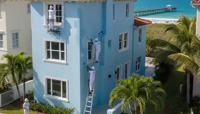 Fort Lauderdale, FL house painters providing professional residential painting services