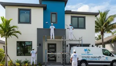 Fort Lauderdale, FL house painters providing professional exterior and interior painting services