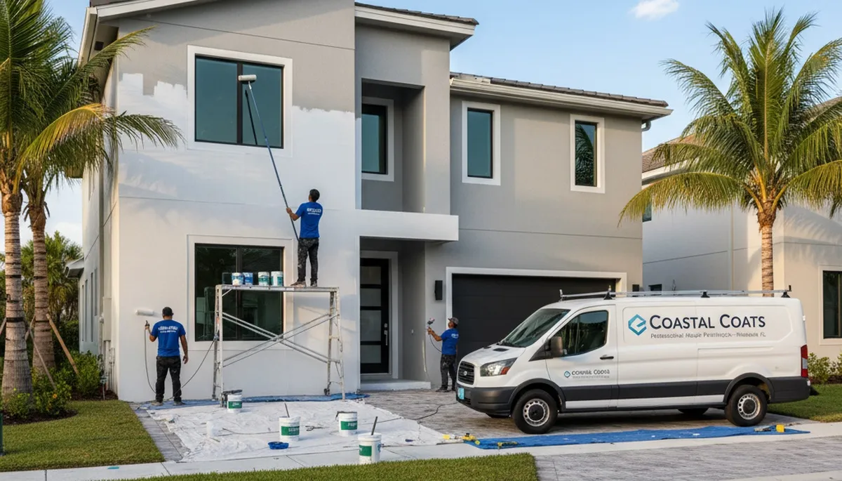 House painters in Fort Lauderdale, FL providing professional interior and exterior painting services
