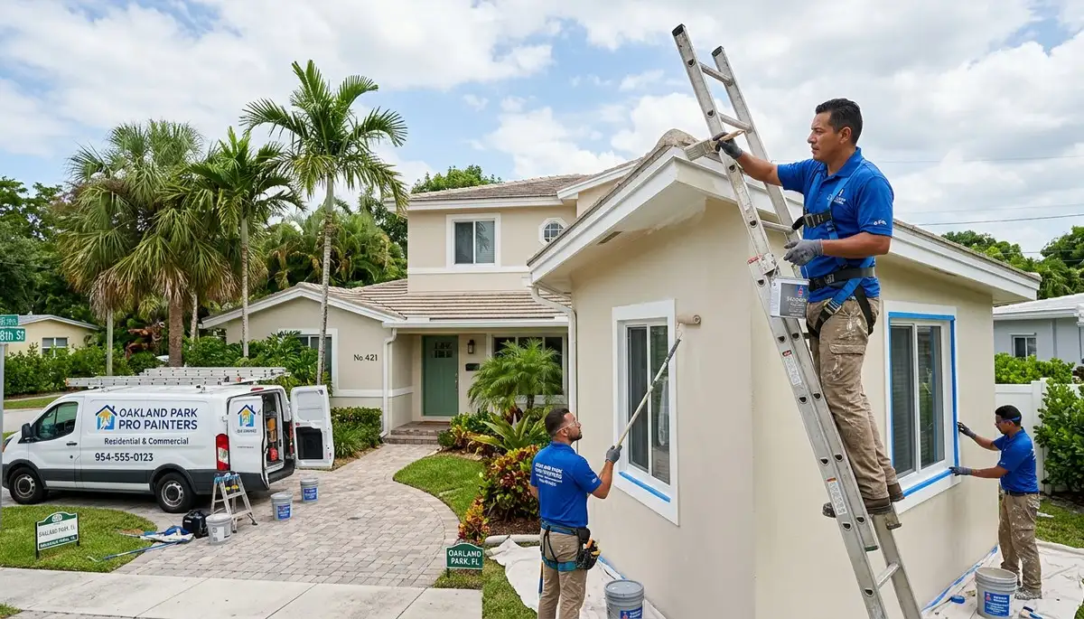 Professional house painters in Fort Lauderdale FL providing expert exterior and interior painting services