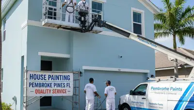 Professional house painters serving Fort Lauderdale, FL for exterior and interior painting projects
