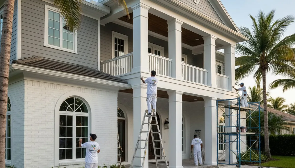 Professional house painter serving Fort Lauderdale, FL for interior and exterior painting services