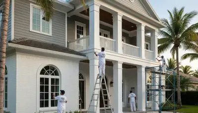 Professional house painter serving Fort Lauderdale, FL for interior and exterior painting services