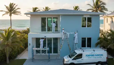 Professional house painters in Fort Lauderdale FL providing expert exterior home painting services
