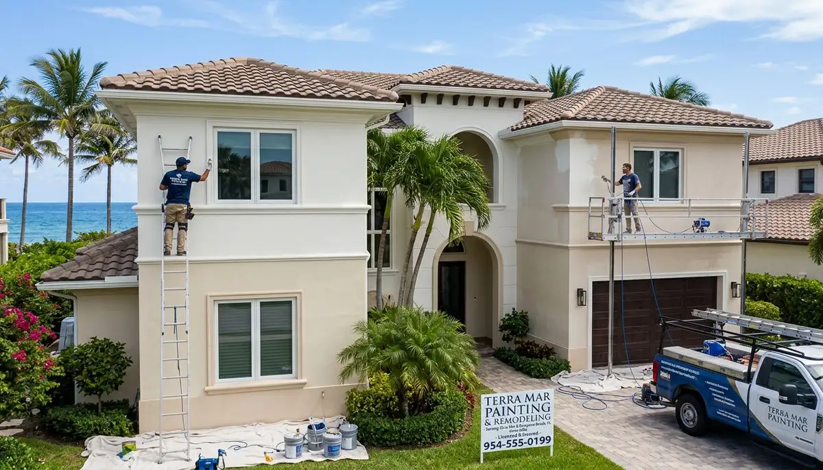 Professional house painters in Fort Lauderdale FL providing expert exterior home painting services