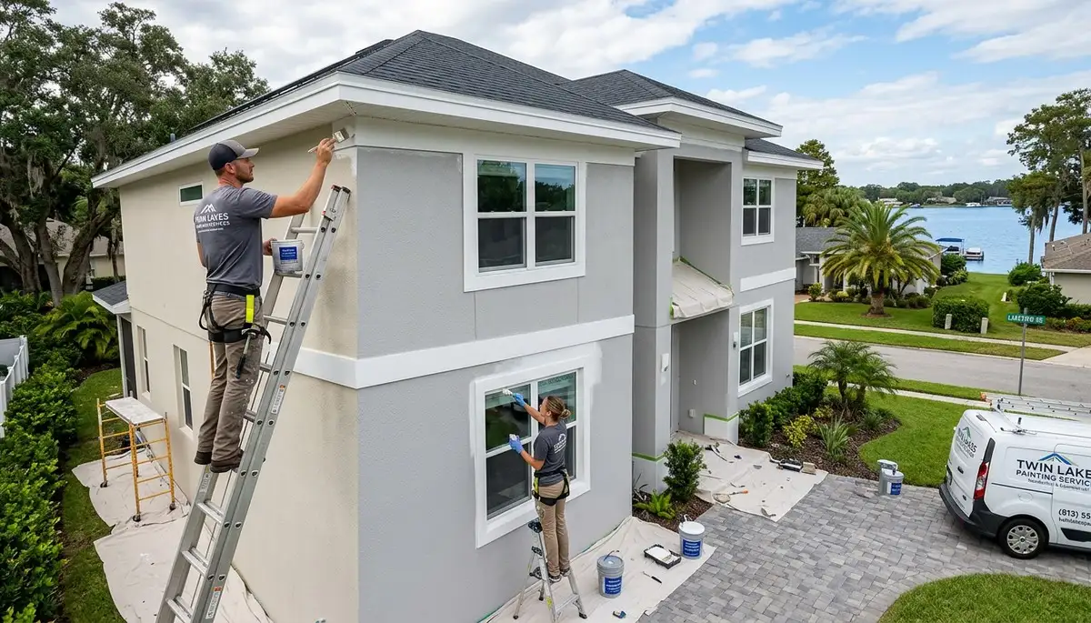Professional house painters in Fort Lauderdale FL providing exterior and interior painting services