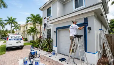 Professional house painters in Fort Lauderdale FL providing expert exterior home painting services