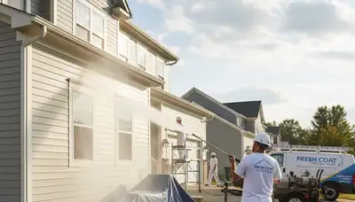 Professional pressure cleaning Fort Lauderdale FL home exterior by local house painting experts
