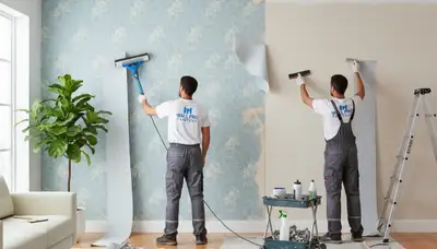 Professional wallpaper removal and wall prep in Fort Lauderdale FL by expert house painters